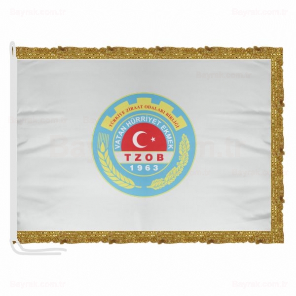 Trkiye Ziraat Odalar Birlii Saten Makam Bayrak