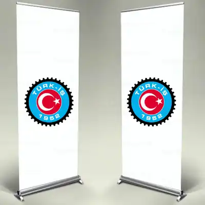 Trkiye i Sendikalar Roll Up Banner