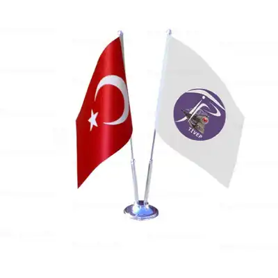 Trkiye sizler ve Emekiler Partisi 2 li Masa Bayraklar