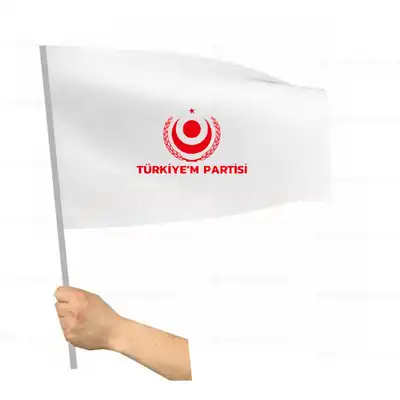 Türkiyem Partisi Sopalı Bayrak