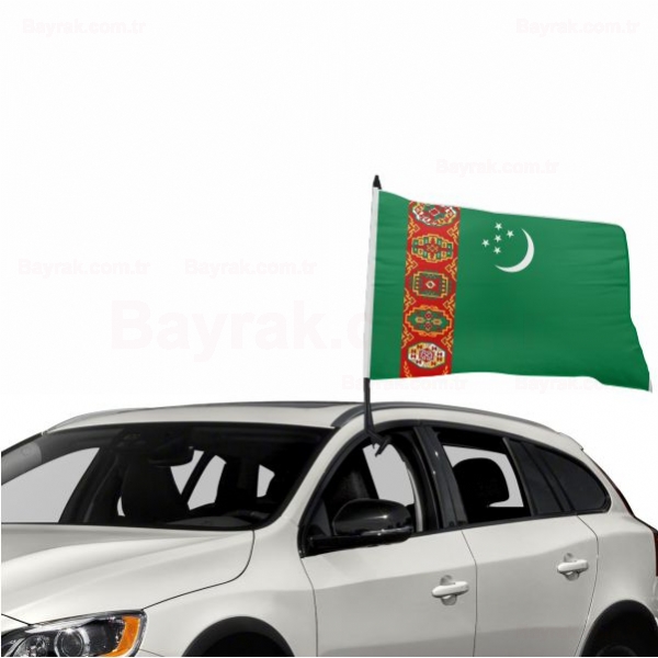 Türkmenistan Özel Araç Konvoy Bayrak