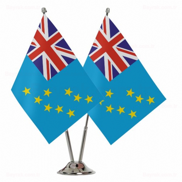 Tuvalu 2 li Masa Bayraklar
