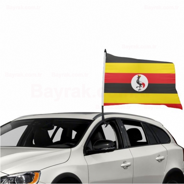 Uganda Özel Araç Konvoy Bayrak