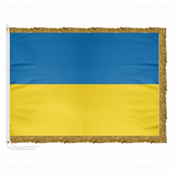 Ukrayna Saten Makam Bayrak