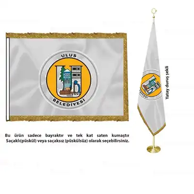 Ulus Belediyesi Saten Makam Bayrağı