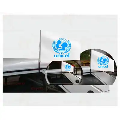 Unicef Türkiye Özel Araç Konvoy Bayrağı