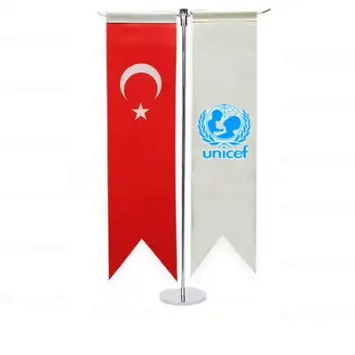 Unicef Türkiye T Masa Bayrağı