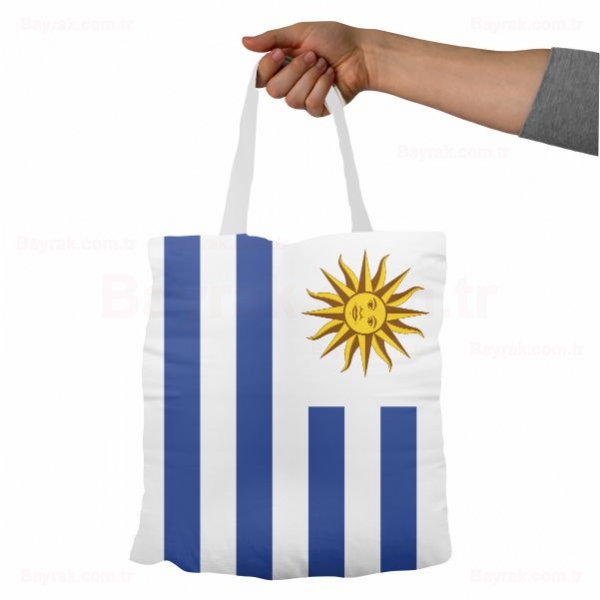 Uruguay Bez Baskılı Bez Çantalar