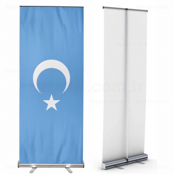 Uygur Trkleri Roll Up Banner