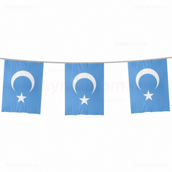 Uygur Trkleri pe Dizili Bayrak