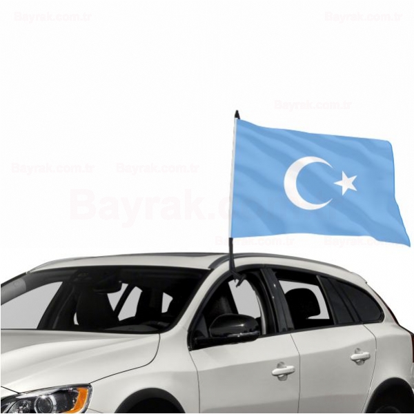 Uygur Trkleri zel Ara Konvoy Bayrak