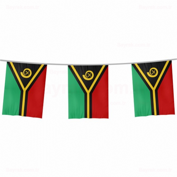 Vanuatu İpe Dizili Bayrak