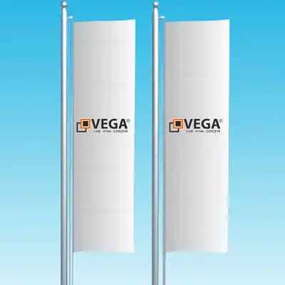 Vega Cam Dikey ekilen Bayrak