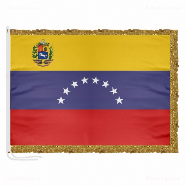 Venezuela Saten Makam Bayrak