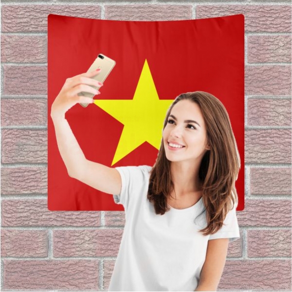Vietnam Arka Plan Selfie ekim Manzaralar