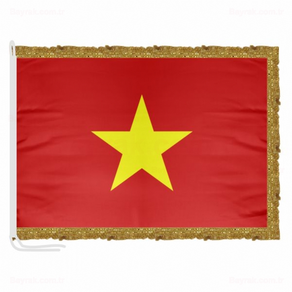 Vietnam Saten Makam Bayrak