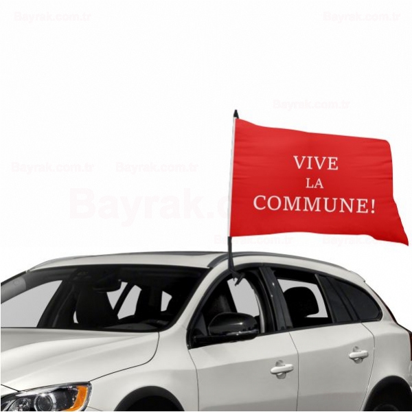 Vive la Commune zel Ara Konvoy Bayrak