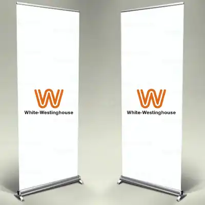 White Westinghouse Roll Up Banner