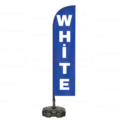 White Reklam Bayrak