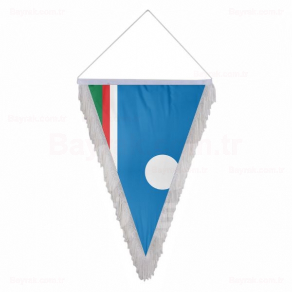 Yakutistan Üçgen Saçaklı Bayrak