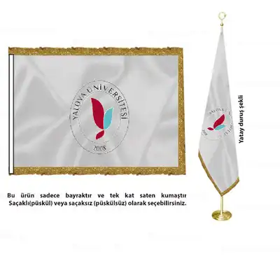 Yalova Üniversitesi Saten Makam Bayrağı
