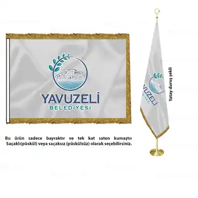 Yavuzeli Belediyesi Saten Makam Bayra
