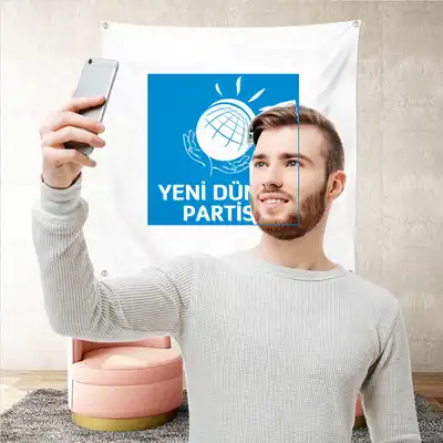Yeni Dnya Partisi Arka Plan Selfie ekim Manzaralar