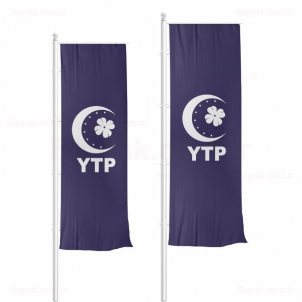 Yeni Trkiye Partisi Dikey ekilen Bayrak