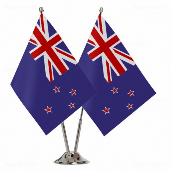 Yeni Zelanda 2 li Masa Bayraklar