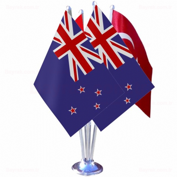 Yeni Zelanda 4 l Masa Bayrak
