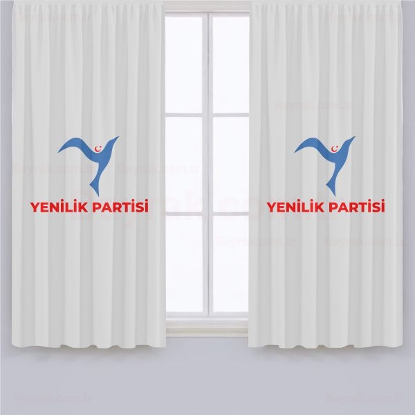 Yenilik Partisi Saten Gnelik Perde