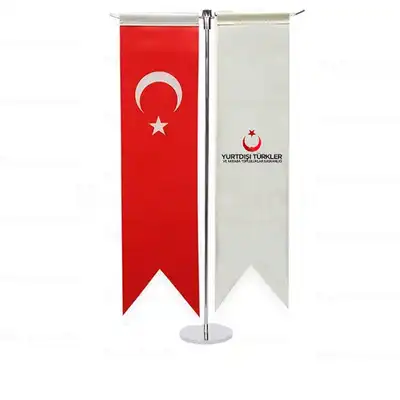 Yurtdışı Türkler ve Akraba Topluluklar Başkanlığı T Masa Bayrağı