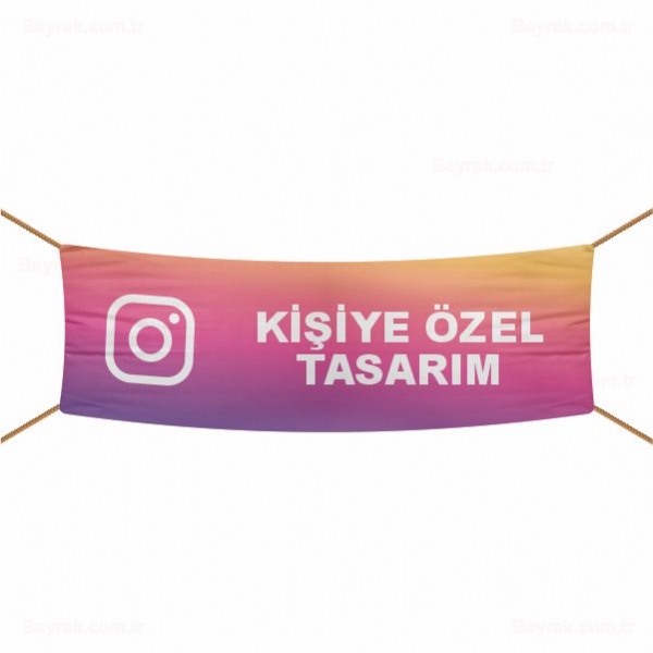 Zeminli Instagram Afi ve Pankartlar