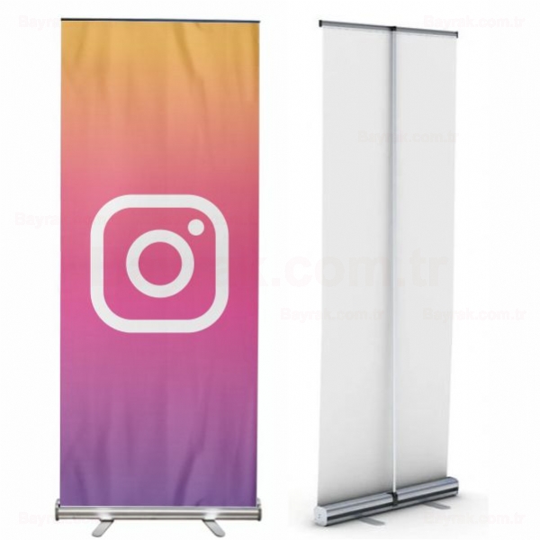 Zeminli Instagram Roll Up Banner