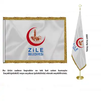 Zile Belediyesi Saten Makam Bayrağı