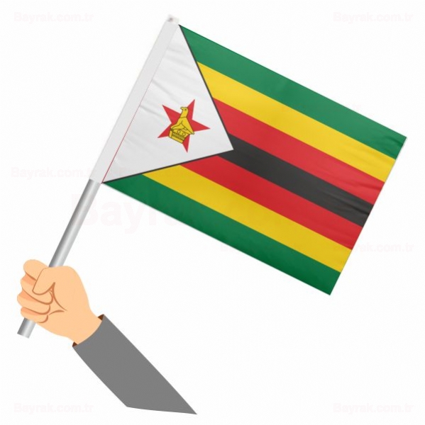 Zimbabve Sopalı Bayrak