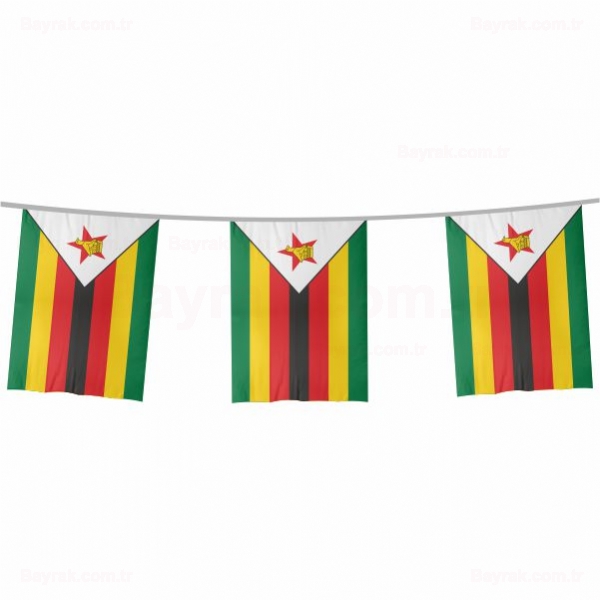 Zimbabve İpe Dizili Bayrak