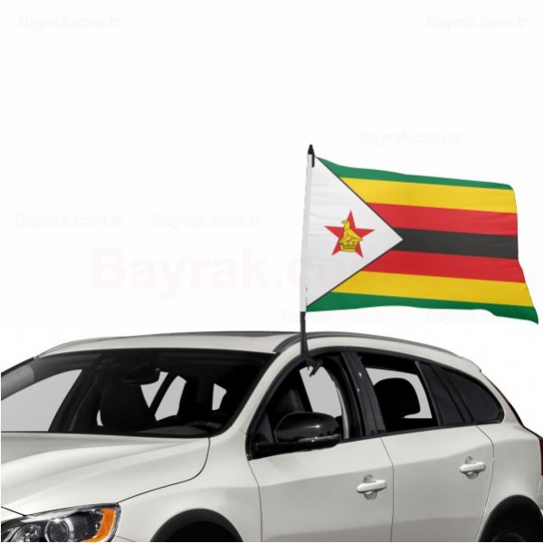 Zimbabve Özel Araç Konvoy Bayrak
