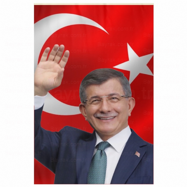 Ahmet Davutoğlu Bez Posteri