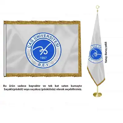 Çağ Üniversitesi Saten Makam Bayrağı