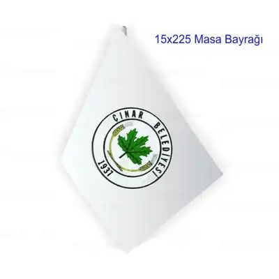 Çınar Belediyesi Masa Bayrağı