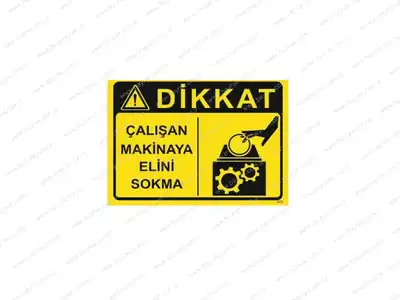 Dikkat alan Makinaya Elini Sokma