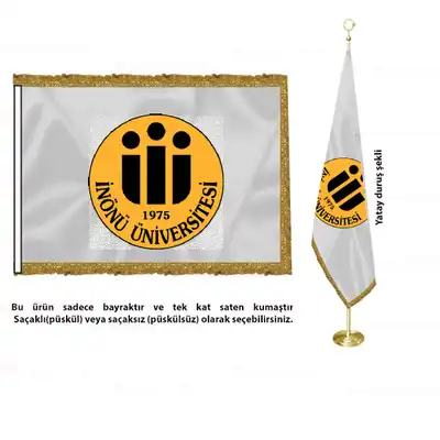İnönü Üniversitesi Saten Makam Bayrağı