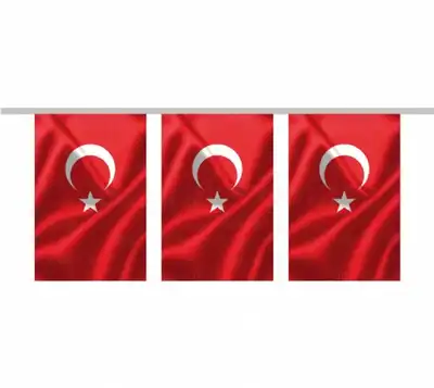 İpe Dizili Türk Bayrağı (30x45 cm)​