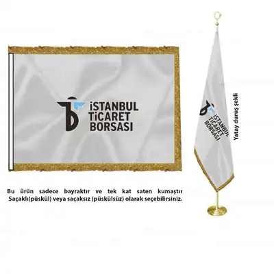 İstanbul Ticaret Borsası Saten Makam Bayrağı