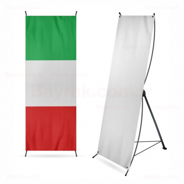 İtalya Dijital Baskı X Banner