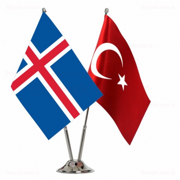 İzlanda 2 li Masa Bayrak