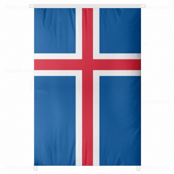 İzlanda Bina Boyu Bayrak