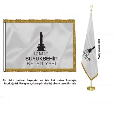 zmir Bykehir Belediyesi Saten Makam Bayra