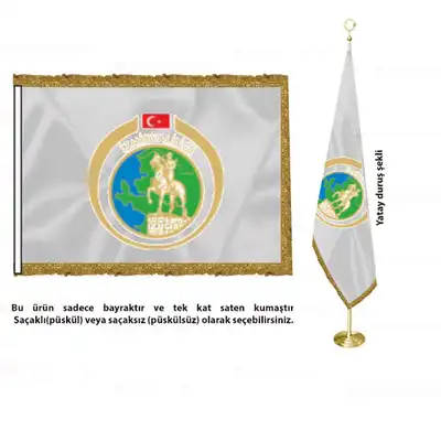 İzmir Valiliği Saten Makam Bayrağı